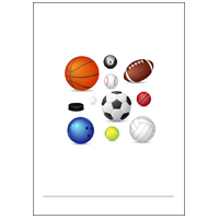 Bloco de Notas A4 Esporte