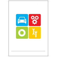 Bloco de Nota A4 Oficina de Carro