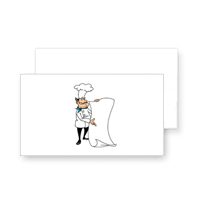 Cartão de Visita Alimentos e Restaurantes