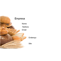 Cartão de Visita Alimentos e Restaurantes 10