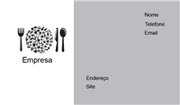 Cartão de Visita Alimentos e Restaurantes 16