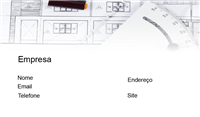 Cartão de Visita Arquiteto e Design 21