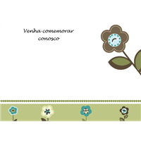 Cartão Postal Aniversários e Nascimentos 8