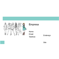 Cartão de Visita Fashion 23