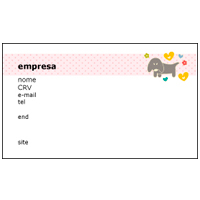 Cartão de Visita Pets 22