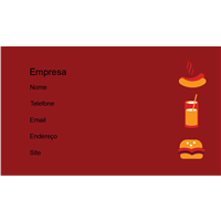 Cartão de Visita Alimentos e Restaurantes 28