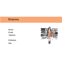 Cartão de Visita Fashion 11