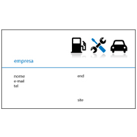 Cartão de Visita Oficina de Carro 19