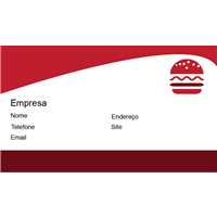 Cartão de Visita Alimentos e Restaurantes 14