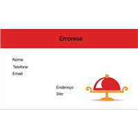 Cartão de Visita Alimentos e Restaurantes 19