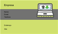 Cartão de Visita Computador e Software 19