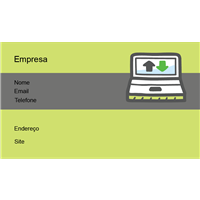 Cartão de Visita Computador e Software 19