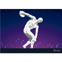 Cartão Postal Copa e Olimpíadas 3