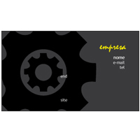 Cartão de Visita Oficina de Carro 14