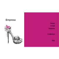 Cartão de Visita Fashion 30