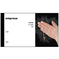 Cartão de Visita Religioso 3
