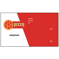Cartão de Visita Pizzaria 24