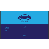 Cartão de Visita Taxista 13