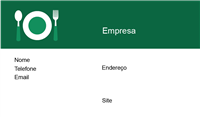 Cartão de Visita Alimentos e Restaurantes 30