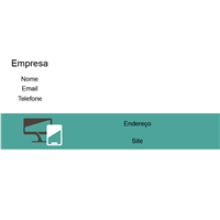 Cartão de Visita Computador e Software 1
