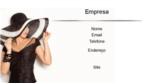 Cartão de Visita Fashion 20