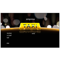 Cartão de Visita Taxista 29