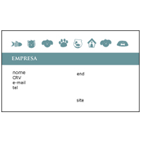 Cartão de Visita Pets 28