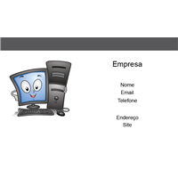 Cartão de Visita Computador e Software 21