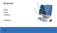 Cartão de Visita Computador e Software 20