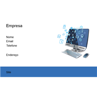 Cartão de Visita Computador e Software 20