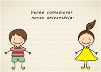 Cartão Postal Aniversários e Nascimentos 6