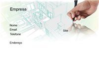 Cartão de Visita Arquiteto e Design 25