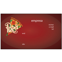 Cartão de Visita Pizzaria 9