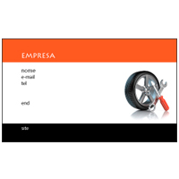 Cartão de Visita Oficina de Carro 30