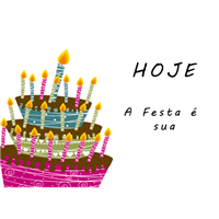 Cartão Postal Aniversários e Nascimentos 3