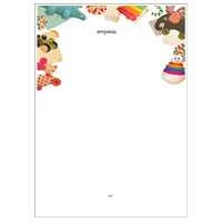 Papel Carta Aniversarios e Nascimentos 4