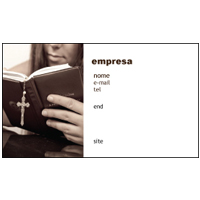 Cartão de Visita Religioso 1