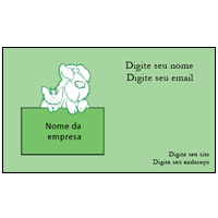 Cartão de Visita Pets 1