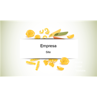 Cartão de Visita Alimentos e Restaurantes 2