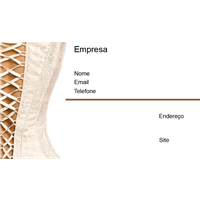 Cartão de Visita Fashion 25