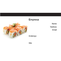 Cartão de Visita Alimentos e Restaurantes 8