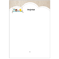 Papel Carta Aniversarios e Nascimentos 14